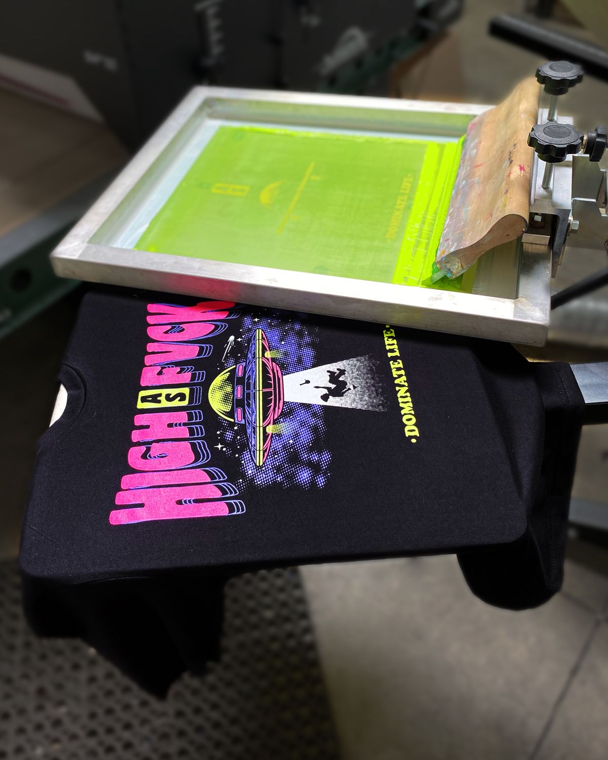 Impresión serigráfica plastisol en playera